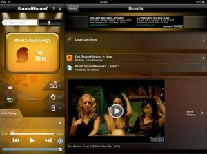 SoundHound ищет автора и название композиции
