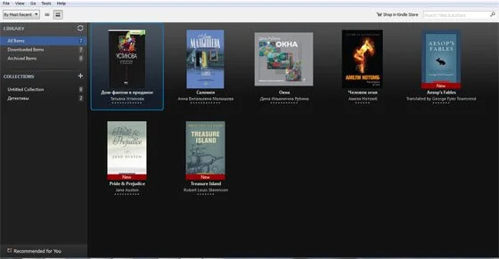 Amazon Kindle для PC