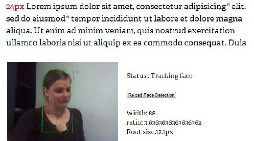 размер шрифта
