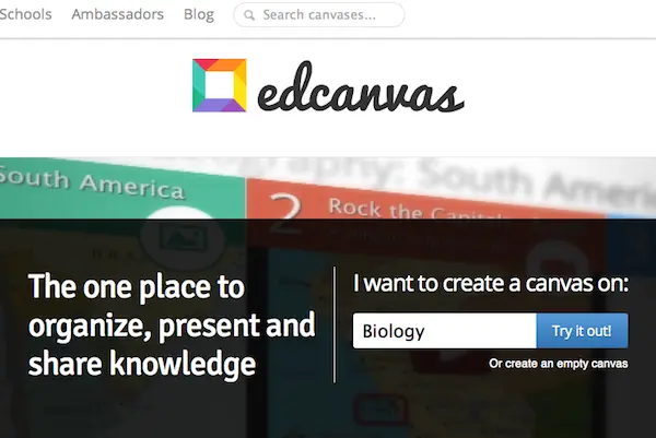 edcanvas.com, обучение, как организовать информацию, советы