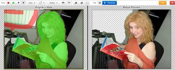 убрать фон на фотографии